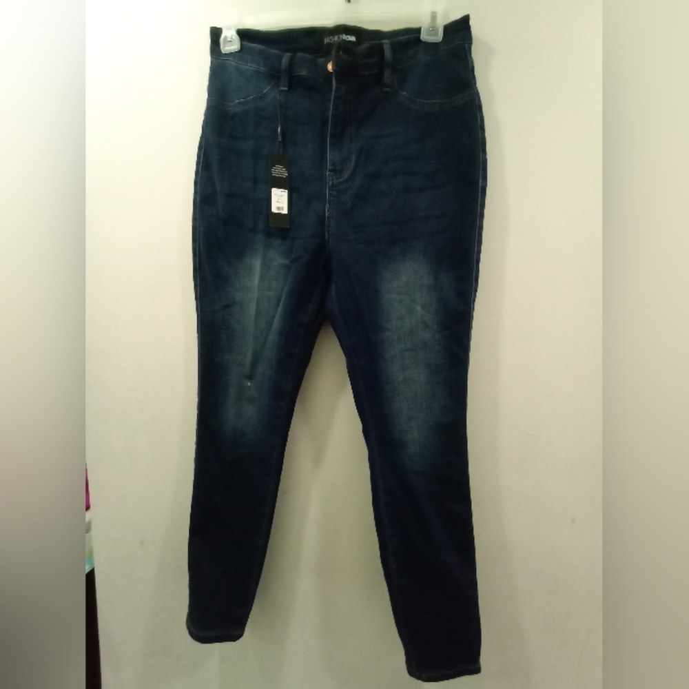 Fashion Nova Swing My Way .Dark Blue Women's Jeans